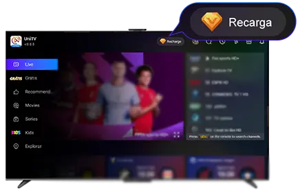 tutorial recarga para tv1